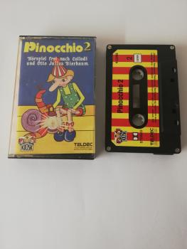 Pinocchio 2 4-fach Silber geschraubt Schwarz mit Rot-Gelben Aufkleber 4.23909 CD Kiosk Teldec