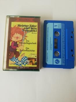 Pumuckl Das Weihnachtsgeschenk/Das Parfümfläschchen Blau mit Blauen Aufkleber 1C 224-31717 EMI Electrola Columbia