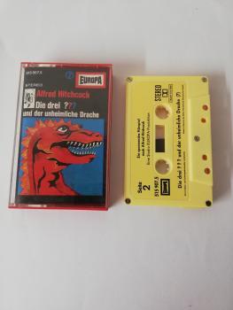 Die Drei Fragezeichen Folge 7 und der unheimliche Drache 5-fach Silber geschraubt Gelb mit Gelben Aufkleber 515907.5 Europa