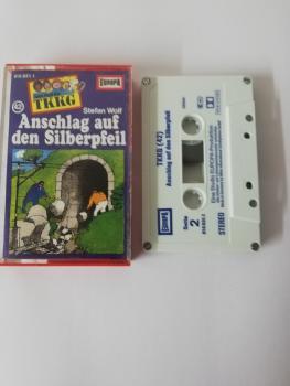 TKKG Folge 42 Anschlag auf den Silberpfeil 4-fach geschraubt Weiß Blau 515831.1 Europa