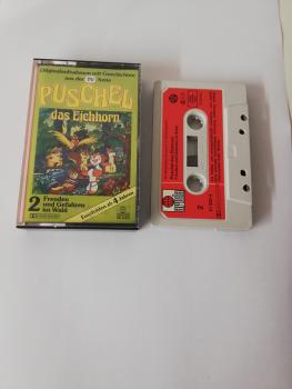 Puschel das Eichhorn Folge 2 Freuden und Gefahren im Wald Grau mit Roten Aufkleber 31523-4 Sondercord-Auflage Ariola