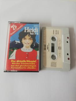 Heidi Teil 1+2 Grau mit Weißen Aufkleber Doppel-MC CDA 2022 Delta