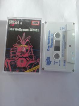 Europa Grusel Folge 8 Das Weltraum-Wesen 5-fach Silber geschraubt Weiß mit Blauen Druck 516437.0