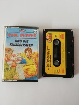 Paul Pepper Folge 12 und die Flusspiraten 5-fach Silber geschraubt Schwarz mit Gelben Aufkleber 112