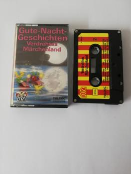 Gute-Nacht-Geschichten Verdrehtes Märchenland 4-fach Silber geschraubt Schwarz mit Rot-Gelben Aufkleber 4.24067 CD Kiosk Teldec