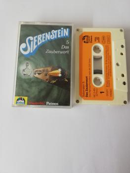 Siebenstein Folge 5 Das Zauberwort 5-fach Silber geschraubt Weiß mit Orangen Aufkleber 3-491-22754-2 Schwanni Patmos
