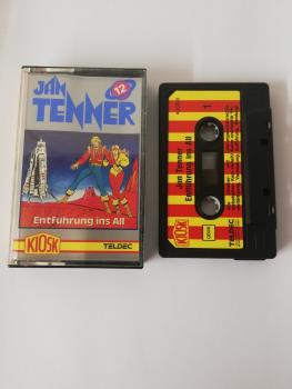 Jan Tenner Folge 12 Entführung ins All Schwarz mit Rot-Gelben Aufkleber 4.25620 Kiosk Teldec