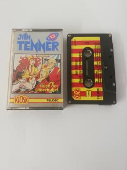 Jan Tenner Folge 13 Fluch der Silberkugel 5-fach Silber geschraubt Schwarz mit Rot Gelben Aufkleber 4.25707 CD Kiosk Teldec