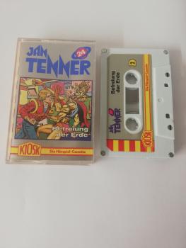 Jan Tenner Folge 24 Befreiung der Erde 4-fach Silber geschraubt Weiß mit Grauen Aufkleber 4.27724 CD Kiosk