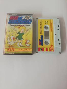 Bibi Blocksberg Folge 36 Die weißen Enten 5-fach Silber geschraubt Weiß mit Gelben Aufkleber 4.27636 CD Kiosk