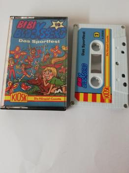 Bibi Blocksberg Folge 19 Das Sportfest 5-fach Silber geschraubt Weiß mit Blauen Aufkleber 4.25928 CD Kiosk