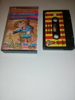 Gut-Nacht-Geschichten Kunterbuntes Märchenland 4-fach Silber geschraubt Schwarz mit Rot-Gelben Aufkleber 4.23902 CD Kiosk Teldec