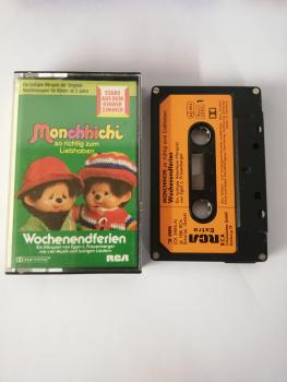 Monchhichi so richtig zum Liebhaben 4-fach Silber geschraubt Schwarz mit Orangen Aufkleber CK29895 RCA