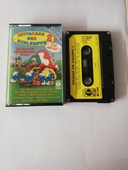 Hitparade der Schlümpfe 2 4-fach Silber geschraubt Schwarz mit Gelben Aufkleber MC 1344 K-Tel