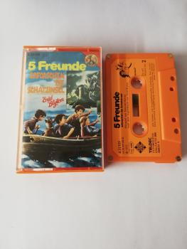 Fünf Freunde erforschen die Schatzinsel 4-fach Silber geschraubt Orange mit Orangen Aufkleber 4.22109 Tom und Della Teldec