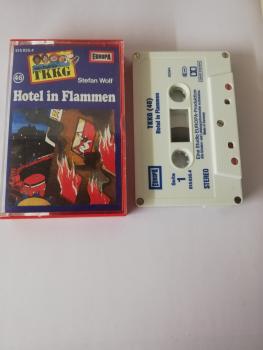 TKKG Folge 46 Hotel in Flammen 5-fach Silber geschraubt Weiß mit Blauen Druck 515835.4 Europa