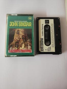 Geisterjäger John Sinclair Folge 59 Luzifers Festung 5-fach Silber geschraubt Schwarz mit Weißen Aufkleber 73034