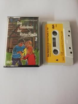 Das Geheimnis der roten Pupille 2.Teil Grau mit Orangen Aufkleber 13006 ERF Verlag(Innencover mit Aufkleber versehen)