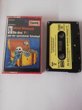 Die Drei Fragezeichen Folge 6 und der sprechende Totenkopf 5-fach Silber geschraubt Schwarz mit Gelben Aufkleber 515906.7 Europa