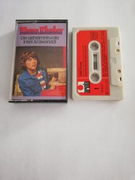 Timm Thaler Die geheimnisvolle Insel Arawanadi Grau mit Roten Druck 398610 Ariola Club Edition