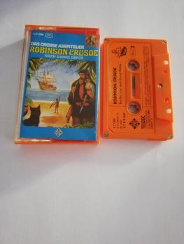 Robinson Crusoe 5-fach Silber geschraubt Orange mit Orangen Aufkleber 4.21380 CF Telefunken Teldec