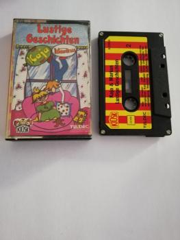 Lustige Geschichten mit Katja und Markus 4-fach Silber geschraubt Schwarz mit Rot Gelben Aufkleber 4.23934 CD Kiosk Teldec