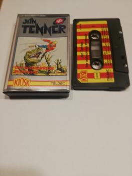 Jan Tenner Folge 10 Der wahnsinnige Professor 4-fach Schwarz geschraubt Schwarz mit Rot Gelben Aufkleber 4.25618 CD Kiosk Teldec