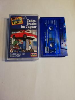 TKKG Folge 47 Todesfracht im Jaguar Blau Transparent 490765 PC 209 Europa