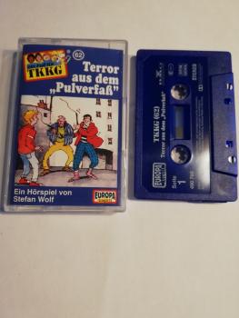 TKKG Folge 62 Terror aus dem "Pulverfaß" Mattblau 490780 PC 209 Europa