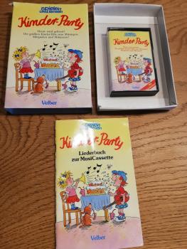 Spielen und Lernen Kinder-Party Schwarz mit Gelben Aufkleber 8547 incl Liederbuch und Pappschuber