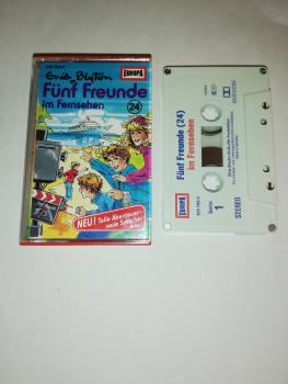 Fünf Freunde Folge 24 im Fernsehen 4-fach Silber geschraubt Weiß mit Blau Roten Druck 515765.0 Europa