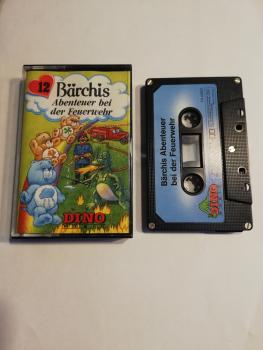 Bärchis Folge 12 Abenteuer bei der Feuerwehr 5-fach Silber geschraubt Blau mit Blauen Aufkleber H 10.012 Dino