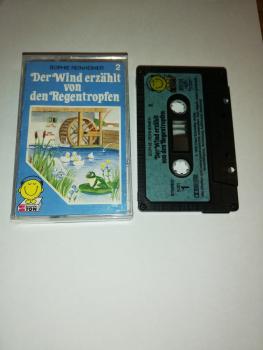 Der Wind erzählt von den Regentropfen 5-fach Schwarz geschraubt Schwarz mit Blauen Aufkleber 5001 Schneiderton