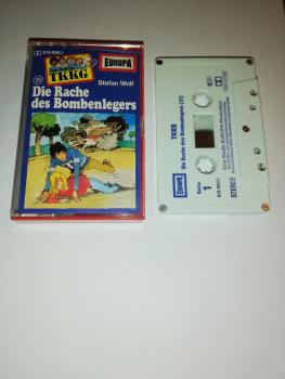 TKKG Folge 21 Die Rache des Bombenlegers 5-fach Silber geschraubt Weiß mit Blauen Druck 515800.1 Europa(Großes Fenster)