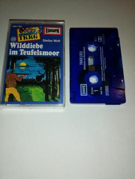 TKKG Folge 32 Wilddiebe im Teufelsmoor Blau Transparent 490750-209 Europa