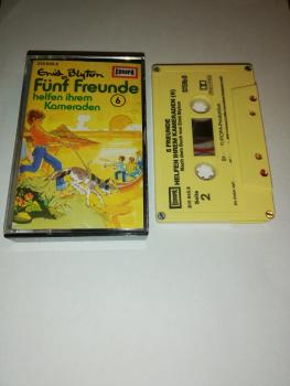 Fünf Freunde Folge 6 helfen ihren Kameraden 4-fach Silber geschraubt Gelb 515645.9 Europa(Blau-Oranges Cover)