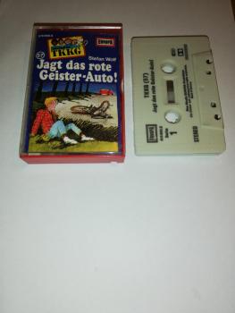 TKKG Folge 57 Jagt das rote Geister-Auto! Grau mit Schwarzen Druck 515860.5 Europa