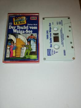 TKKG Folge 60 Der Teufel vom Waiga-See 5-fach Silber geschraubt Weiß Blau 514320.9 Europa(Großes Fenster)