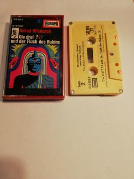 Die Drei Fragezeichen Folge 5 und der Fluch des Rubins 5-fach Silber geschraubt Gelb mit Gelben Aufkleber 515905.9 Europa