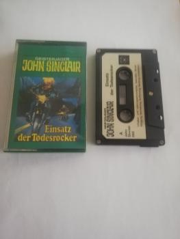 Geisterjäger John Sinclair Folge 47 Einsatz der Todesrocker 5-fach Silber geschraubt Schwarz mit Weißen Aufkleber 092 Tonstudio Braun