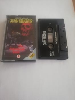 Geisterjäger John Sinclair Folge 2 Die Totenkopfinsel 5-fach Schwarz geschraubt Schwarz mit Weißen Druck MC 1101 Edition 2000 SPV