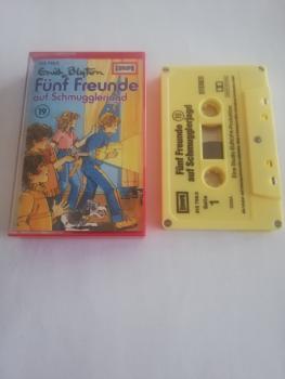 Fünf Freunde Folge 19 auf Schmugglerjagd 5-fach Silber geschraubt Gelb 515756.0 (Blau-Oranges Cover) Europa
