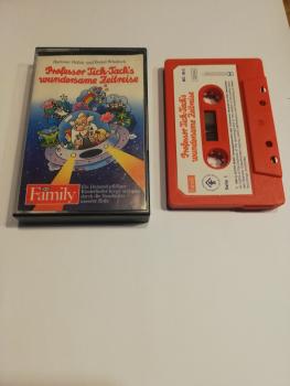 Professor Tick-Tack`s wundersame Reise Rot mit Weißen Aufkleber MC 90-3 1994 Family