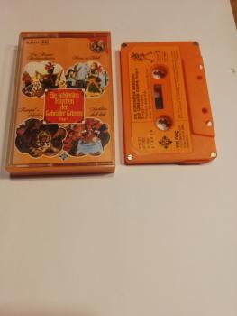 Die schönsten Märchen der Gebrüder Grimm Folge 4 4-fach Silber geschraubt Orange mit Orangen Aufkleber 4.21211 CD Telefunken