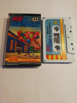 Bibi Blocksberg Folge 24 Bibi und der Supermarkt 5-fach Silber geschraubt Weiß mit Blauen Aufkleber 4.26104 CD Kiosk