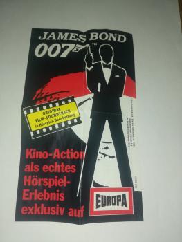 James Bond 007 Hörspielkassettenflyer Europa