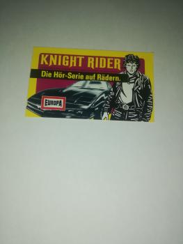 Knight Rider Hörspielkassetten-Aufkleber Europa
