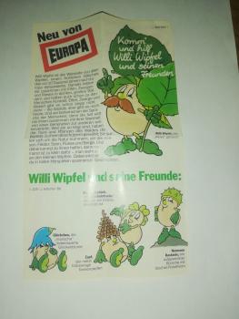 Willi Wipfel Hörspielkassettenflyer Folge 6 Europa