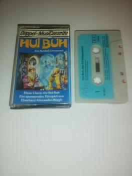 Hui Buh das Schloß-Gespenst Doppel-Musikcassette Grau mit Blauen Aufkleber 36500 7 Musik-Club