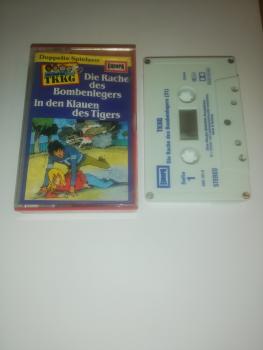 TKKG Doppelfolge 21/22 Die Rache des Bombenlegers/In den Klauen des Tigers 5-fach Silber geschraubt Weiß Blau 61005 5 Club Edition Europa